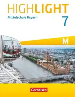 Immagine prodotto di Highlight 7. Jahrgangsstufe - Mittelschule Bayern - Für M-Klassen - Schülerbuch