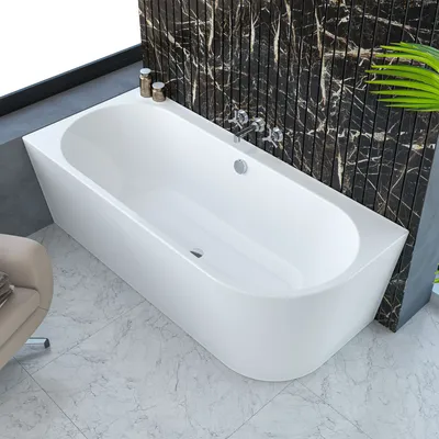 Obrázek produktu pro Kolpasan volně stojící rohová vana DREAM-SP-D - barva: bílá, rozměr: 170x75 cm