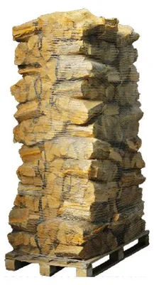 Produktbild von 88 Netze kammergetrocknetes gespalten Erle Brennholz 25cm