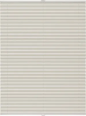 Produktbild von Plissee auf Maß Thermo Basic Klemmfix ohne Bohren Verdunkelnd Farbe: Vanilie, Größe: B): 71-80 cm, H): 201-250 cm