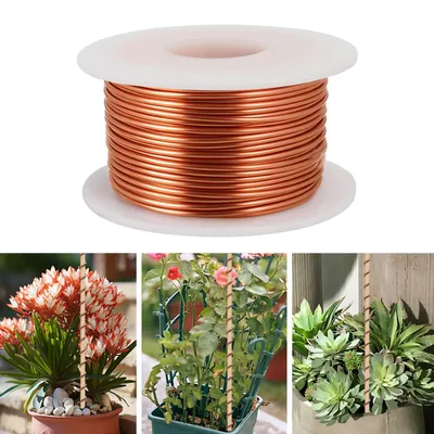 Kupferdraht 20 m, 1,3 mm, blank, für Elektrokultur-Garten