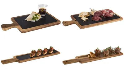 Productafbeelding van APS-Germany 00813, Rechthoek, Tablet, Hout, Zwart, Bruin, 120 mm, 550 mm, 20 mm