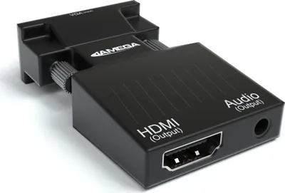 Produktbild von VGA zu HDMI Adapter 1080P 60Hz Audio VGA auf HDMI PC, Laptop, Computer, Monitor