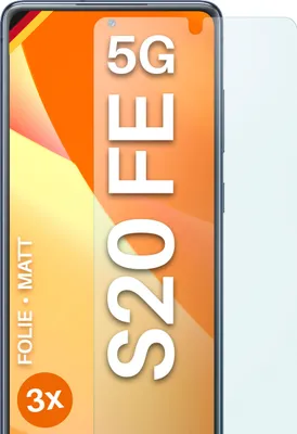 Produktbild von moex® 3x Schutzfolie kompatibel mit Samsung Galaxy S20 FE / FE 5G - Displayschutzfolie Anti Reflex Folie, Matt