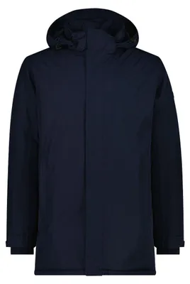 Imagen del producto de CMP Chaqueta de invierno para hombre, parka acolchada, modelo DET, color azul, talla 50