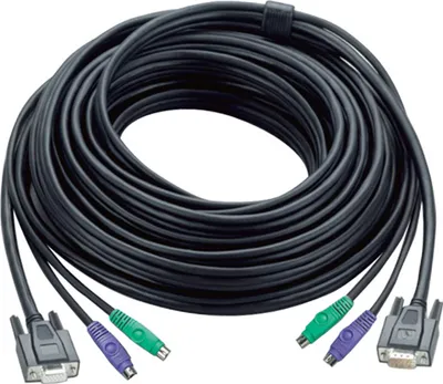 Image de ATEN PS/2 KVM cable Black 1.2 m
