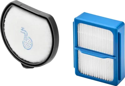 Produktbild von ASKQX9 Filterset fš¹r QX9 (Doppelpack, 1 Vormotorfilter, 1 Hygienefilter, Staubsauger Filter, waschbar, regelm??iger Filtertausch, verbesserte Saugleistung, passgenau) schwarz