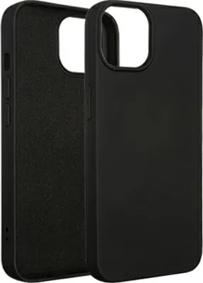 Produktbild von Beline Silikonhülle iPhone 15 6,1" schwarz/schwarz Schutzhülle