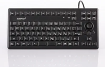 Produktbild von GETT TKG-086-MB-IP68-Black - Mini - USB - Mechanischer Switch - QWERTZ - Schwarz
