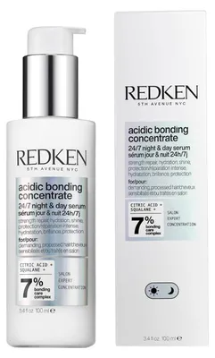Imagen del producto de Redken Acidic Bonding Concentrate, Sérum Nocturno y Diurno 24/7, 100 ml