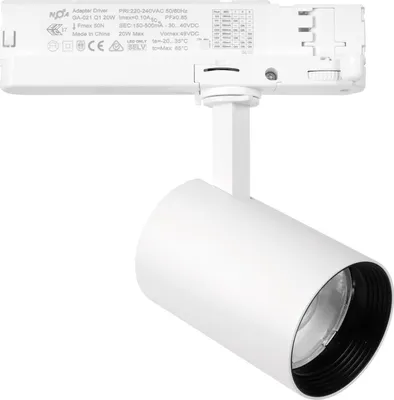 Produktbild von Schienenstrahler ANGELO M LED/21W weiß 3000K