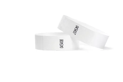 Produktbild von 1000 tyvek armbänder weiß, Eintrittsbänder, Einlassbänder