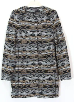Produktbild von Basler Damen Strick Jacke Strickmantel Mantel Damenjacke lang Schnurwolle Grösse 42