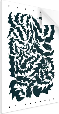 Immagine prodotto di SpaceRebels Bilder Wandsticker 60x90 - Decorazione murale astratta - Adesivo murale autoadesivo - Immagine moderna su pellicola in PVC - Murale soggiorno - Applicabile o incorniciabile