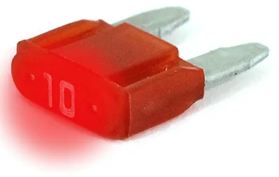 Mini-Flachsicherungen mit LED, 3–30 A, 32 V, 10 Stück