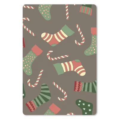 Produktbild von MuchoWow® Mauspad Mousepad Feuerwerkskörper - Muster - Weihnachten 40x60 cm - Mousepads - Maus Mat - Pad - Mausunterlage - Schreibtisch Accesoire
