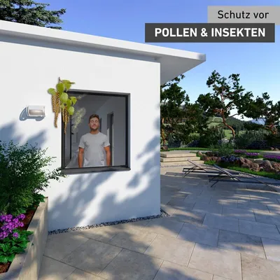 Produktbild von Magnetrahmen Fenster mit Pollenschutz