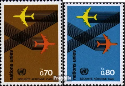 Produktbild von Briefmarken UNO - Genf 1978 Mi 76-77 (kompl.Ausg.) gestempelt Luftsicherung
