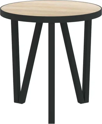 Produktbild von Monderne Beistelltisch 1 PC - Flurtisch - für Esszimmer, Wohnzimmer - Sonoma-Eiche Ø35cm MDF - Konsolentische DE2503