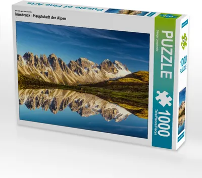 Produktbild von CALVENDO Puzzle Ein Motiv aus dem Kalender Innsbruck - Hauptstadt der Alpen | 1000 Teile Lege-Größe 64x48cm Foto-Puzzle für glückliche Stunden