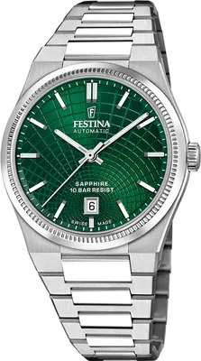 Produktbild von Festina Herrenuhr Swiss Made Armbanduhr Edelstahl silber UF20083/3
