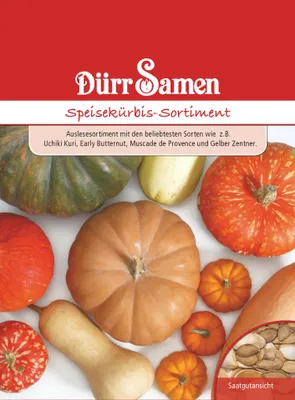 Produktbild von Dürr-Samen - Speisekürbis-Sortiment - Saatgut - 0916