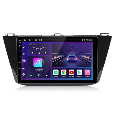 Obrázok produktu pre 10" Android 15 Carplay 6+128G Autorádio pre VW Tiguan 2016-2020 GPS NAVI 4G BT SWC DAB+ 8-Kern