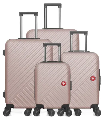 Image de SWISS KOPPER  -  Lot de 4  -  Valise grand format, valise weekend, valise cabine, valise cabine XXS SPIEZ