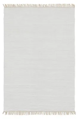 Produktbild von Teppich aus recyceltem Material Tom Creme 200x300 cm Wohnzimmer Rechteckig Einfarbig Modern Kurzflor benuta Skandinavisch