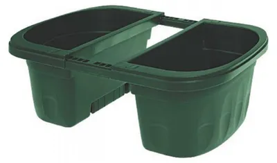 Image de Double jardinière - KLUNIA - 40 cm - Green