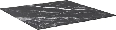 Obrázek produktu pro vidaXL Stolová deska černá 70x70 cm 6 mm tvrzené sklo ve vzhledu mramoru