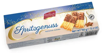 Produktbild von Spritzgenuss Vollmilch Schoko Spritzgebäck von Coppenrath, 150g