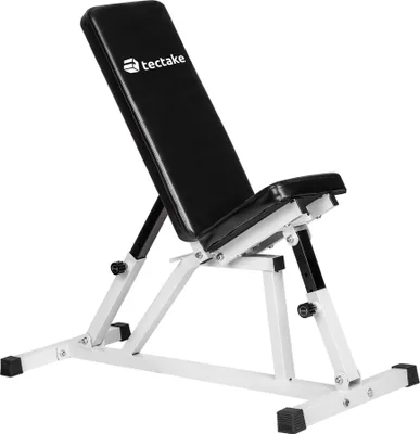 Zdjęcie produktu dla ławka obciążeniowa tectake® z 4-stopniową regulacją 120 x 47 x 114 cm