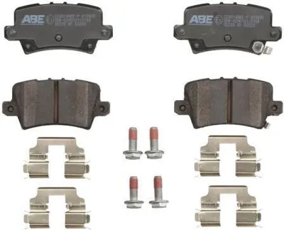 Produktbild von ABE Bremsbeläge Satz Hinten für HONDA CIVIC VIII Hatchback (FN, FK) C24014ABE-P