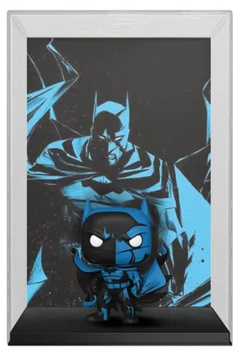 Produktbild von Funko FK90782 - DC Comics POP! Comic Covers Vinyl Figur Batman Black & Blue 9 cm - Neu