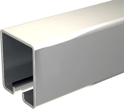 Produktbild von Stahl-Laufschiene 195 cm für Schiebetorbeschlag SLID'UP 1700-80, 30x35 mm, bis 80 kg je Tor, für hängende Tore, Industrietür