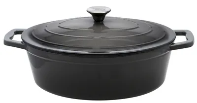 Produktbild von ELO Gusseisen Bräter oval 33 cm grau
