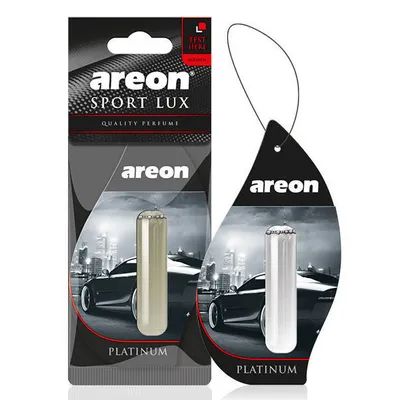 Zdjęcie produktu dla Areon Sport Lux Liquid Zawieszka zapachowa do samochodu Platinum, 1 sztuka