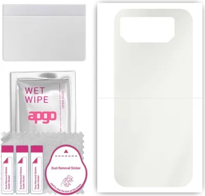 Produktbild von apgo Rückseite Schutzfolie, Matt, kompatibel mit Asus ROG Phone 6, Hinten Hydrogel-Displayschutzfolie mit Positionierhilfe, kratzfest, einfache Montage