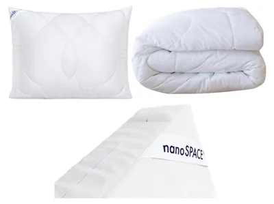 Productafbeelding van nanoSPACE Jaar rond anti-mijt set: kussen + dekbed + matrasbeschermer
