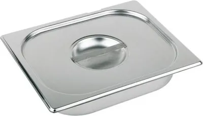 Produktbild von APS 81295 GN 1/2 Deckel ohne Löffelaussparung, Edelstahl, 32,5 x 26,5 cm