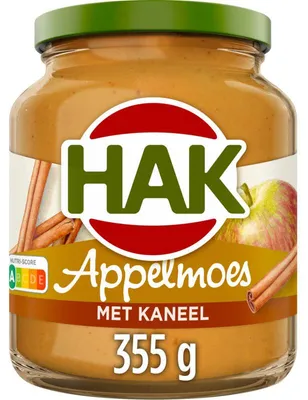 Produktbild von Hak Apfel-Zimt Mus 360g – Fruchtiger Apfelmus mit feiner Zimtnote, vegan & glutenfrei