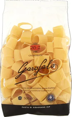 Produktbild von 24x Calamarata N° 20-2 Neapolitanische Hartweizengrieß Packung mit 500g Pasta IGP + Italian Gourmet polpa 400g