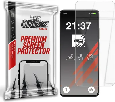 Zdjęcie produktu dla Ochraniacz ekranu GrizzGlass HybridGlass do Oppo A80 - przezroczysty