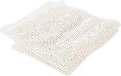Obrázok produktu pre BELIANI Protišmyková podložka pod koberec biela PVC 70 x 140 cm obdĺžniková sieťovina