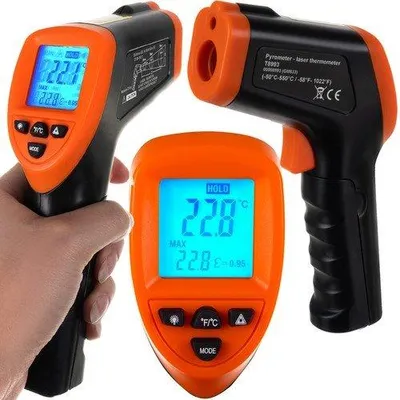 Produktbild von Bigstren 21263 Infrarot-Thermometer ohne Kontakt