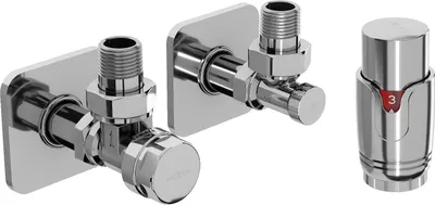 Obrázok produktu pre Mexen G00 Termostatická súprava hranatá s krytom S, chróm - W901-900-909-01