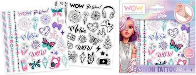 Immagine prodotto di WOW Generation - Set di tatuaggi - 50 tatuaggi