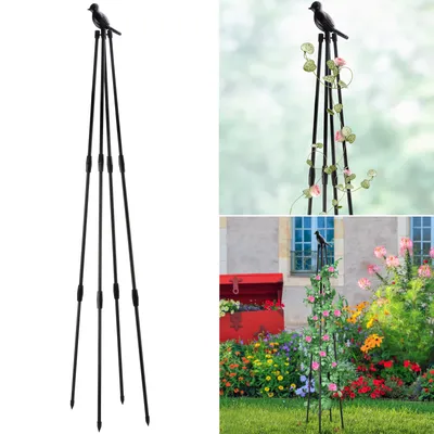 Obrázek produktu pro Garden Obelisk,Steel Plant Support,Climbing Plants,Plant Support,Vertical Plants