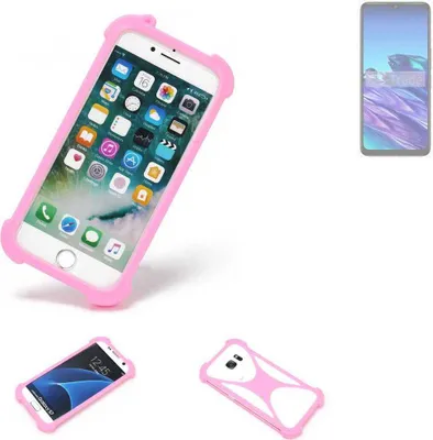 Produktbild von K-S-Trade Handy Hülle kompatibel mit TCL 40 XE Schutz Hülle Bumper Silikon Schutz Hülle Cover Case Silikoncase Silikonbumper TPU Softcase